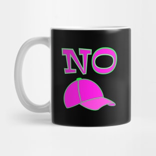 No cap pink green fluorescent colors for real word play Mug